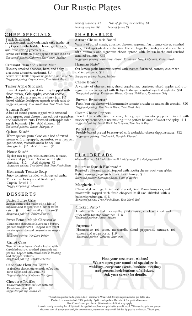 Menu Page 2