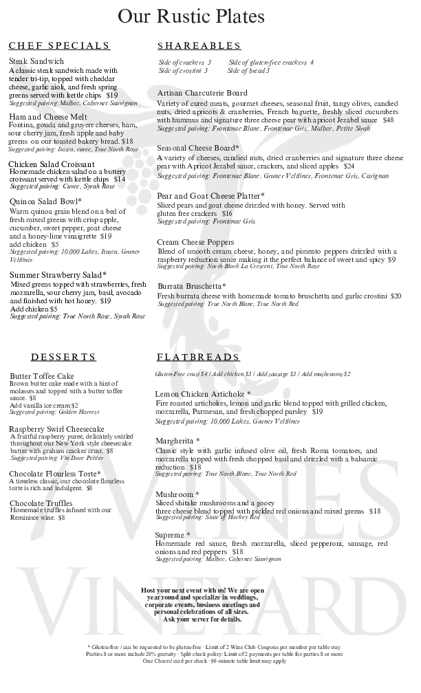 Menu Page 2