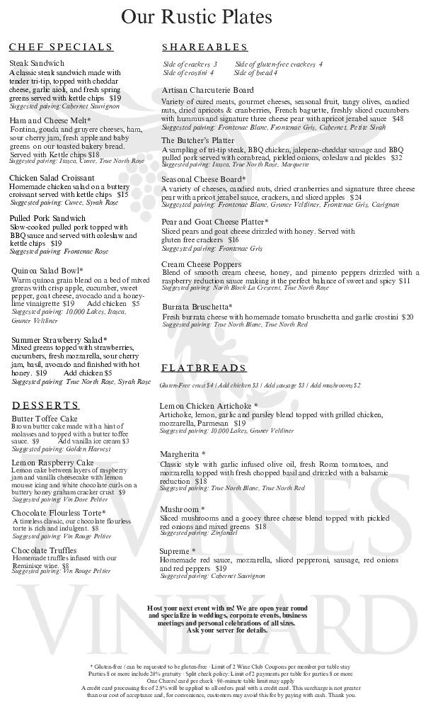 Menu Page 2