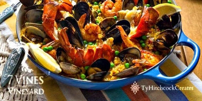 7VinesVineyard Paella & Wine Pairing /Wine Tour Event