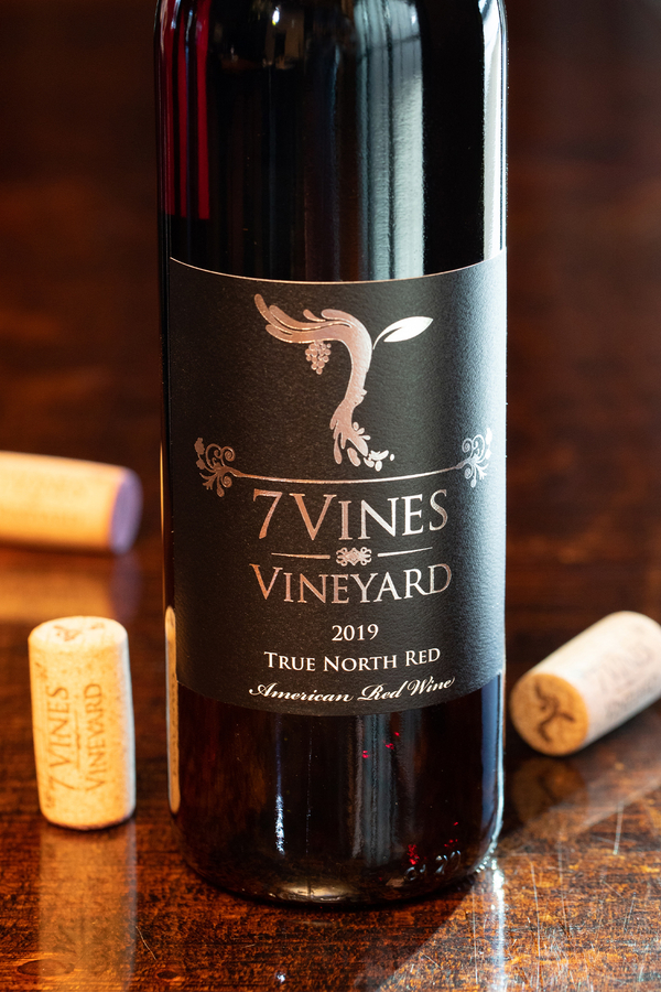 2019 True North Red Blend bottle shot