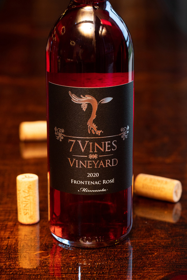 2020 Estate Frontenac Rosé bottle shot