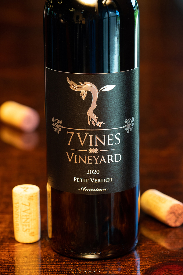2020 Petit Verdot bottle shot