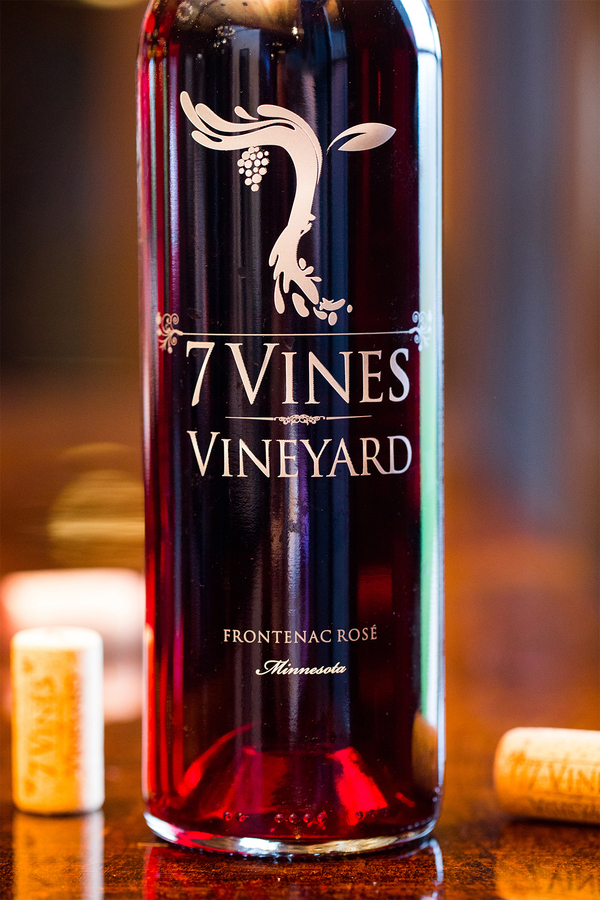 2019 Estate Frontenac Rosé bottle shot